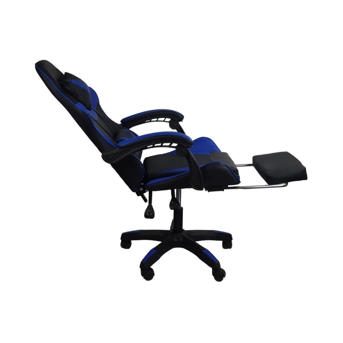 Cadeira Gamer Stillus Ergonômica com Apoio para Os Pés - Azul - 8