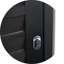 Ver imagem 2 de Porta de Correr Suspensa Veneziana Preta Direita - 210x90