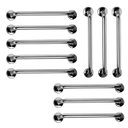 Ver imagem 1 de Barra de Apoio 60cm Aço Inox Kit 11 Unidades Banheiro Box Idoso Gestante Criança Suporte Acessibilid