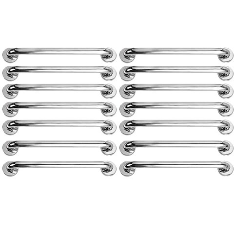 Barra Alça Apoio 50cm Aço Inox 14 Uni Idoso Gestante Cadeirante Idoso Acessibilidade Pcd Banheiro Bo