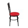 Cadeira para Cozinha Viena Marrom Vermelho - 5