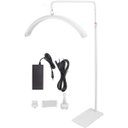 Ver imagem 7 de Luminaria Meia Lua Arco 50w Suporte Celular Led Ajustavel Estetica Maquiagem Salao Beleza Dentista L