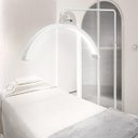 Ver imagem 3 de Luminaria Meia Lua Arco 50w Suporte Celular Led Ajustavel Estetica Maquiagem Salao Beleza Dentista L