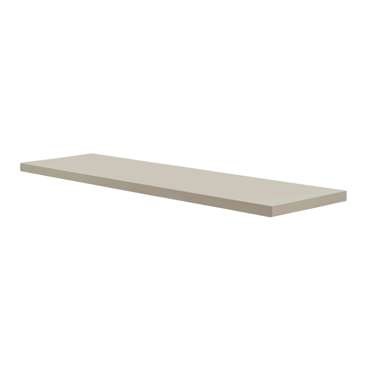 Prateleira Suporte Invisível Flutuante 70cm Cinza Laqueada Mdf Lisa Decoração - Organizze Móveis - 2