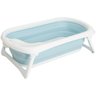 Banheira Infantil Dobrável Flex com Apoio de Banho Azul - Kiddo - 4