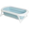 Banheira Infantil Dobrável Flex com Apoio de Banho Azul - Kiddo - 2