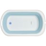 Banheira Infantil Dobrável Flex com Apoio de Banho Azul - Kiddo - 7