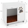 Mesa de Cabeceira Pet Cherry com Almofada Branco - Pnr Móveis - 4
