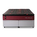 Ver imagem 5 de Conjunto Box Baú Super King Toronto Branco 193x203x73 c/ Molas Ensacadas