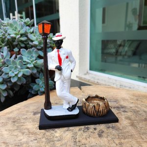 Zé Pelintra no Poste Porta Vela 15 Cm