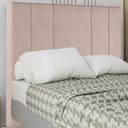 Ver imagem 2 de Cabeceira Casal 138 cm Madrid Veludo Rose Soon