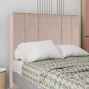 Ver imagem 7 de Cabeceira Casal 138 cm Madrid Veludo Rose Soon