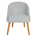 Ver imagem 6 de Banqueta Poltrona Lua Cinza para Recepção Atendimento Penteadeira