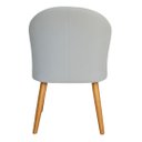 Ver imagem 5 de Banqueta Poltrona Lua Cinza para Recepção Atendimento Penteadeira