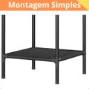 Ver imagem 5 de Arara Cabideiro de Canto Prateleira Sapateira 2 Andares Gancho Multiuso Pendura  Roupa Toalha Q