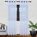 Ver imagem 2 de Cortina Tecido Voil Linho Flame 3,00x2,50 Branco