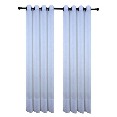 Cortina Tecido Voil Linho Flame 3,00x2,50 Branco