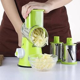 Ralador Fatiador de Verduras e Legumes Retrô 3 em 1 C/ Manivela - 11