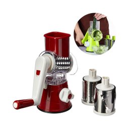 Ralador Fatiador de Verduras e Legumes Retrô 3 em 1 C/ Manivela - 2