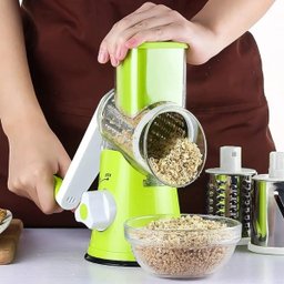 Ralador Fatiador de Verduras e Legumes Retrô 3 em 1 C/ Manivela - 10