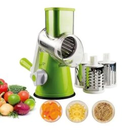 Ralador Fatiador de Verduras e Legumes Retrô 3 em 1 C/ Manivela - 4