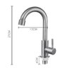 Torneira Bancada Lavatório Banheiro Aço Inox 304 1/4 - 4