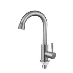 Torneira Bancada Lavatório Banheiro Aço Inox 304 1/4 - 1
