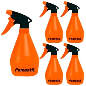 Kit com 5 Pulverizadores Manual 500 Ml Famastil