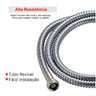 Engate Flexível Mangueira Ducha Higiênica Cromado 1/2x200cm - 3