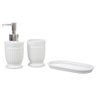 Kit Banheiro Lavabo Conjunto + Bandeja 3 Peças Branco Greece - 2