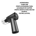 Ver imagem 3 de Mini Aspirador Pó Pelo Cachorro Gato Recarregável Portátil