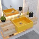 Ver imagem 1 de Kit Cuba XQ355 Torneira C50 e Válvula 1 Polegada ABS Sifão Flexível PVC Compace