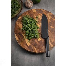 Faca Santoku Nygma com Lâmina em Aço Inox e Cabo de Polipropileno Texturizado Preto 7 - 6