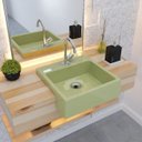 Ver imagem 1 de Kit Cuba XQ355 Torneira C50 e Válvula 1 Polegada ABS Sifão Flexível PVC Compace