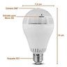 Lampada Câmera Segurança Ip Wifi 360 Led Hd Panoramica - 4