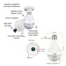 Lampada Câmera Segurança Ip Wifi 360 Led Hd Panoramica - 3