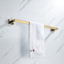 Ver imagem 2 de Kit Banheiro Moderno Dourado Gold Ouro 4 Peças