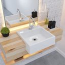 Ver imagem 1 de Kit Cuba XQ355 Torneira C50 e Válvula 1 Polegada ABS Sifão Flexível PVC Compace