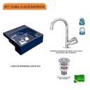 Ver imagem 3 de Kit Cuba XQ355 com Torneira C50 e Válvula 1 Polegada ABS Compace