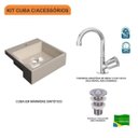 Ver imagem 3 de Kit Cuba XQ355 com Torneira C50 e Válvula 1 Polegada ABS Compace