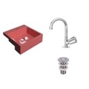 Ver imagem 2 de Kit Cuba XQ355 com Torneira C50 e Válvula 1 Polegada ABS Compace