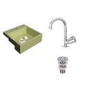 Ver imagem 2 de Kit Cuba XQ355 com Torneira C50 e Válvula 1 Polegada ABS Compace