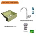 Ver imagem 3 de Kit Cuba XQ355 com Torneira C50 e Válvula 1 Polegada ABS Compace