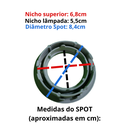 Ver imagem 3 de Spot Embutir Movel Redondo Mr16 - com Lampada 20w Decorshop Cromado 110v