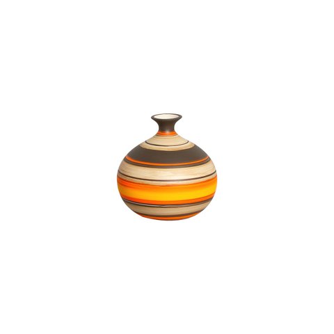 Vaso Decorativo de Mesa de Cerâmica Maia M New Sunset 14x15 cm