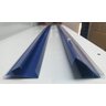 Kit 50 Porta Etiquetas para Bandeja Gôndolas 92 Cm Azul - 3