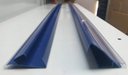 Ver imagem 3 de Kit 50 Porta Etiquetas para Bandeja Gôndolas 92 Cm Azul
