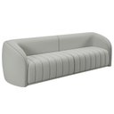 Ver imagem 7 de Conjunto Sala de Estar Sofá 292cm 4 Lugares e Poltrona Adam Veludo Cinza Claro G45 - Gran Belo Conju