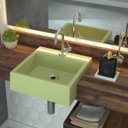 Ver imagem 1 de Kit Cuba Xq355 Torneira 1198 Metal e Válvula 1 Polegada Sifão Flexível Pvc Compace