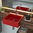 Ver imagem 1 de Kit Cuba Xq355 Torneira 1198 Metal e Válvula 1 Polegada Sifão Flexível Pvc Compace